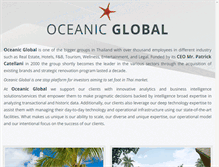 Tablet Screenshot of oceanic-global.com